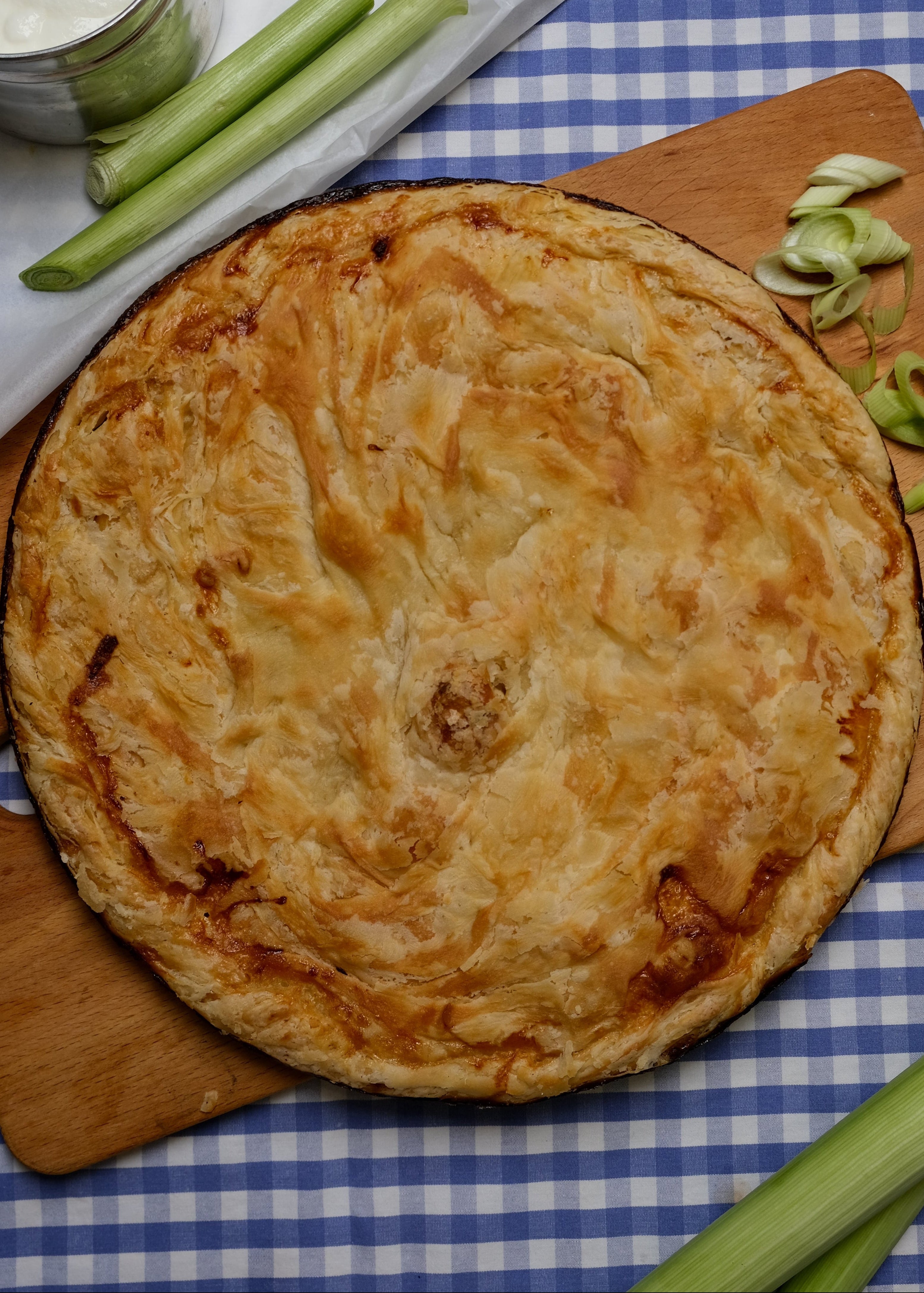 PLĂCINTĂ CU PRAZ (PITÂ DI PRASH)