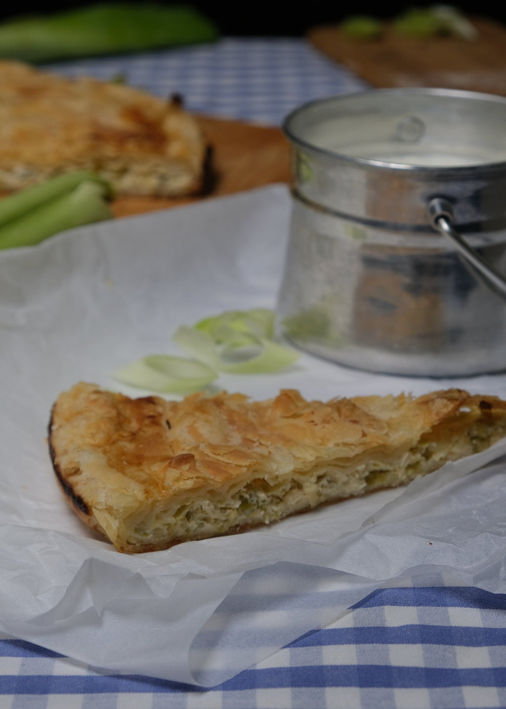 PLĂCINTĂ CU PRAZ (PITÂ DI PRASH)